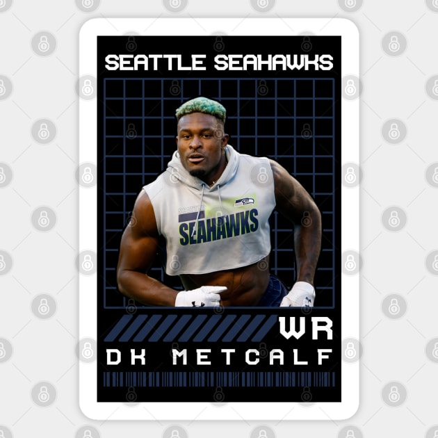 DK METCALF - WR - SEATTLE SEAHAWKS Magnet by Mudahan Muncul 2022